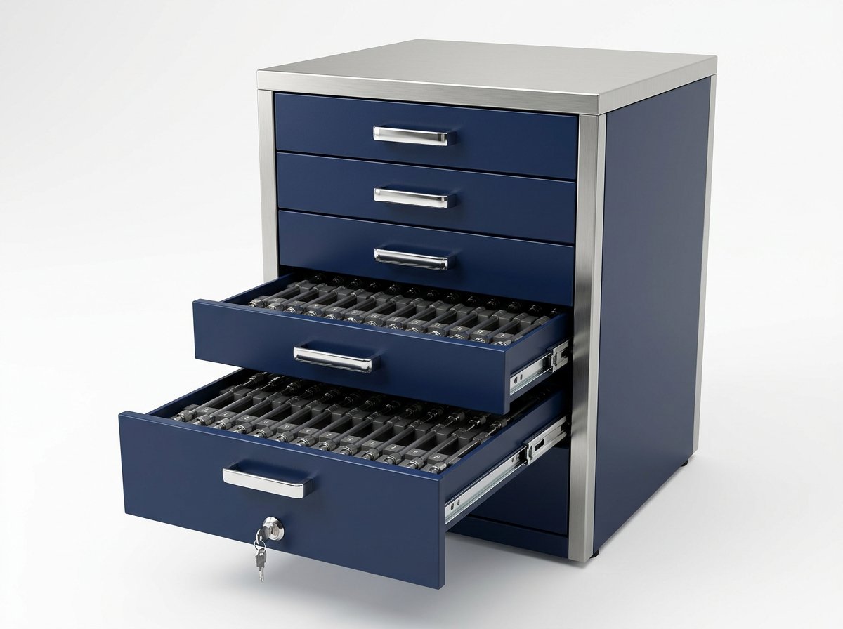 Column Storage Cabinet